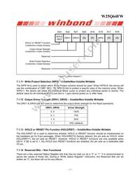 W25Q64FWSFIG TR Datasheet Page 18
