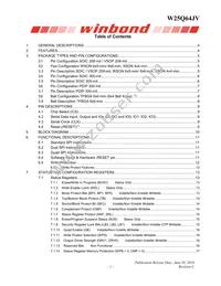 W25Q64JVSTIQ TR Datasheet Page 2