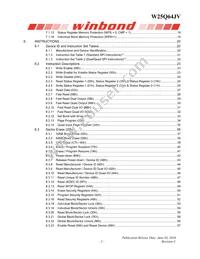 W25Q64JVSTIQ TR Datasheet Page 3