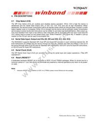 W25Q64JVSTIQ TR Datasheet Page 10