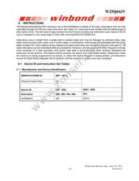 W25Q64JVSTIQ TR Datasheet Page 21