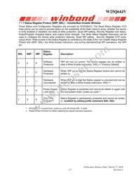 W25Q64JVTCIQ Datasheet Page 16