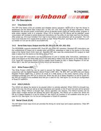 W25Q80BLSVIG Datasheet Page 8