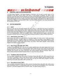 W25Q80BLSVIG Datasheet Page 12