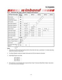 W25Q80BLSVIG Datasheet Page 18