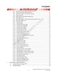 W25Q80BVSSIG TR Datasheet Page 3