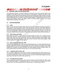 W25Q80BVSSIG TR Datasheet Page 12
