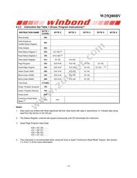 W25Q80BVSSIG TR Datasheet Page 18