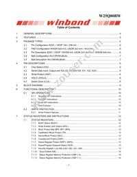 W25Q80BWBYIG TR Datasheet Page 2