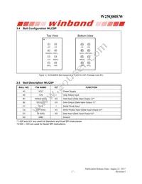 W25Q80EWUXIE TR Datasheet Page 7