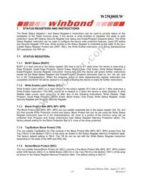 W25Q80EWUXIE TR Datasheet Page 13