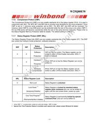 W25Q80EWUXIE TR Datasheet Page 14