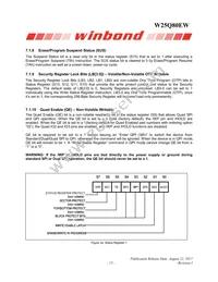 W25Q80EWUXIE TR Datasheet Page 15