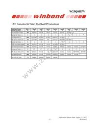 W25Q80EWUXIE TR Datasheet Page 21