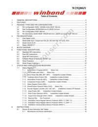 W25Q80JVSNIQ TR Datasheet Page 2