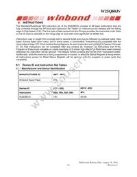 W25Q80JVSNIQ TR Datasheet Page 19