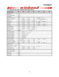 W25Q80JVSNIQ TR Datasheet Page 20