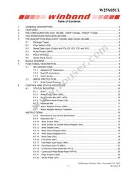 W25X05CLUXIG TR Datasheet Page 2