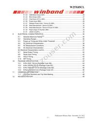 W25X05CLUXIG TR Datasheet Page 3