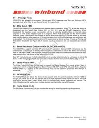 W25X10CLZPIG TR Datasheet Page 6
