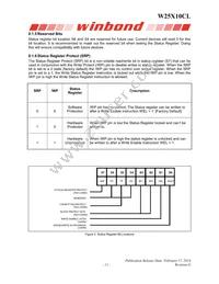 W25X10CLZPIG TR Datasheet Page 11