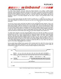 W25X10CLZPIG TR Datasheet Page 17