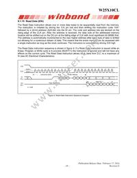 W25X10CLZPIG TR Datasheet Page 18