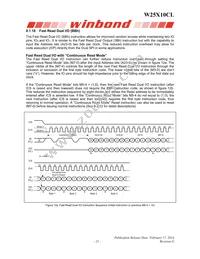 W25X10CLZPIG TR Datasheet Page 21