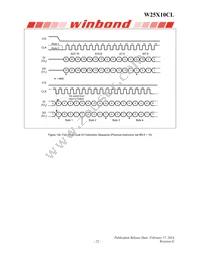 W25X10CLZPIG TR Datasheet Page 22