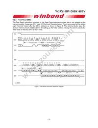 W25X20BVZPIG Datasheet Page 20