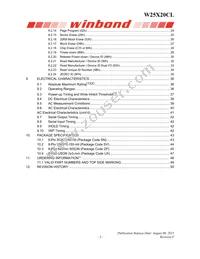 W25X20CLZPIG TR Datasheet Page 3