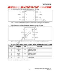 W25X20CLZPIG TR Datasheet Page 5