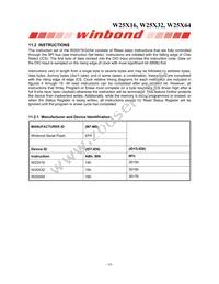 W25X32VZEIG T&R Datasheet Page 16