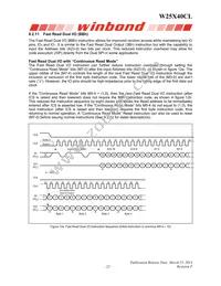 W25X40CLDAIG TR Datasheet Page 22