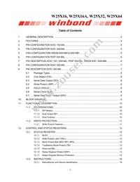 W25X64VZEIG Datasheet Page 2