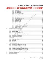 W25X64VZEIG Datasheet Page 3