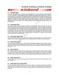 W25X64VZEIG Datasheet Page 8