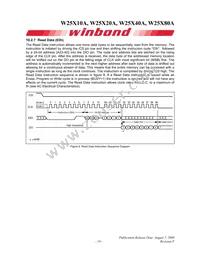 W25X80AVDAIZ Datasheet Page 19