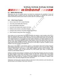 W25X80VZPIG T&R Datasheet Page 10