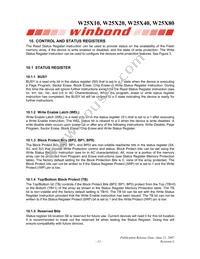 W25X80VZPIG T&R Datasheet Page 11