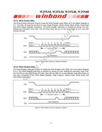 W25X80VZPIG T&R Datasheet Page 16