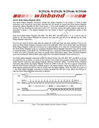 W25X80VZPIG T&R Datasheet Page 18