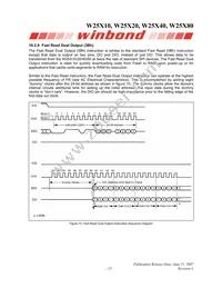 W25X80VZPIG T&R Datasheet Page 21