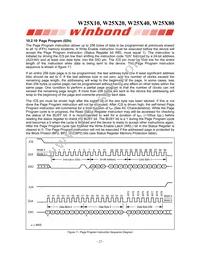 W25X80VZPIG T&R Datasheet Page 22