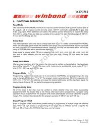 W27C512-45Z Datasheet Page 5