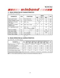 W27C512-45Z Datasheet Page 10