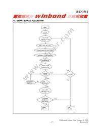 W27C512-45Z Datasheet Page 17