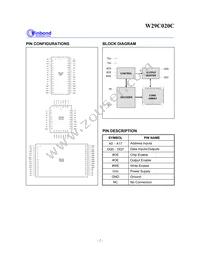 W29C020CP90B Datasheet Page 2