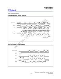 W29C020CP90B Datasheet Page 15