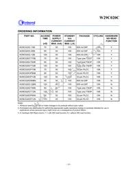 W29C020CP90B Datasheet Page 18